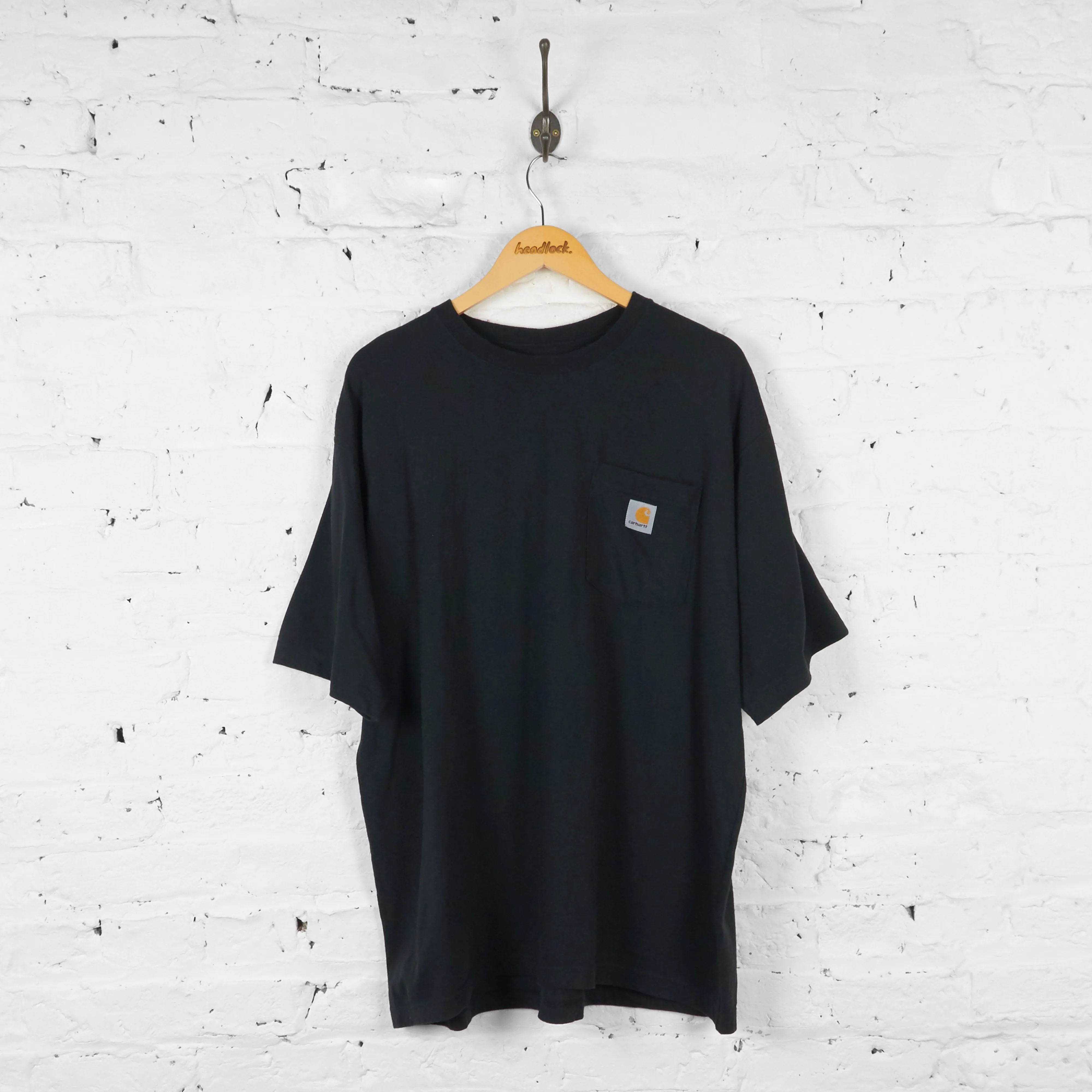 Carhartt Linemans Rodeo Pocket T Shirt - Black - L