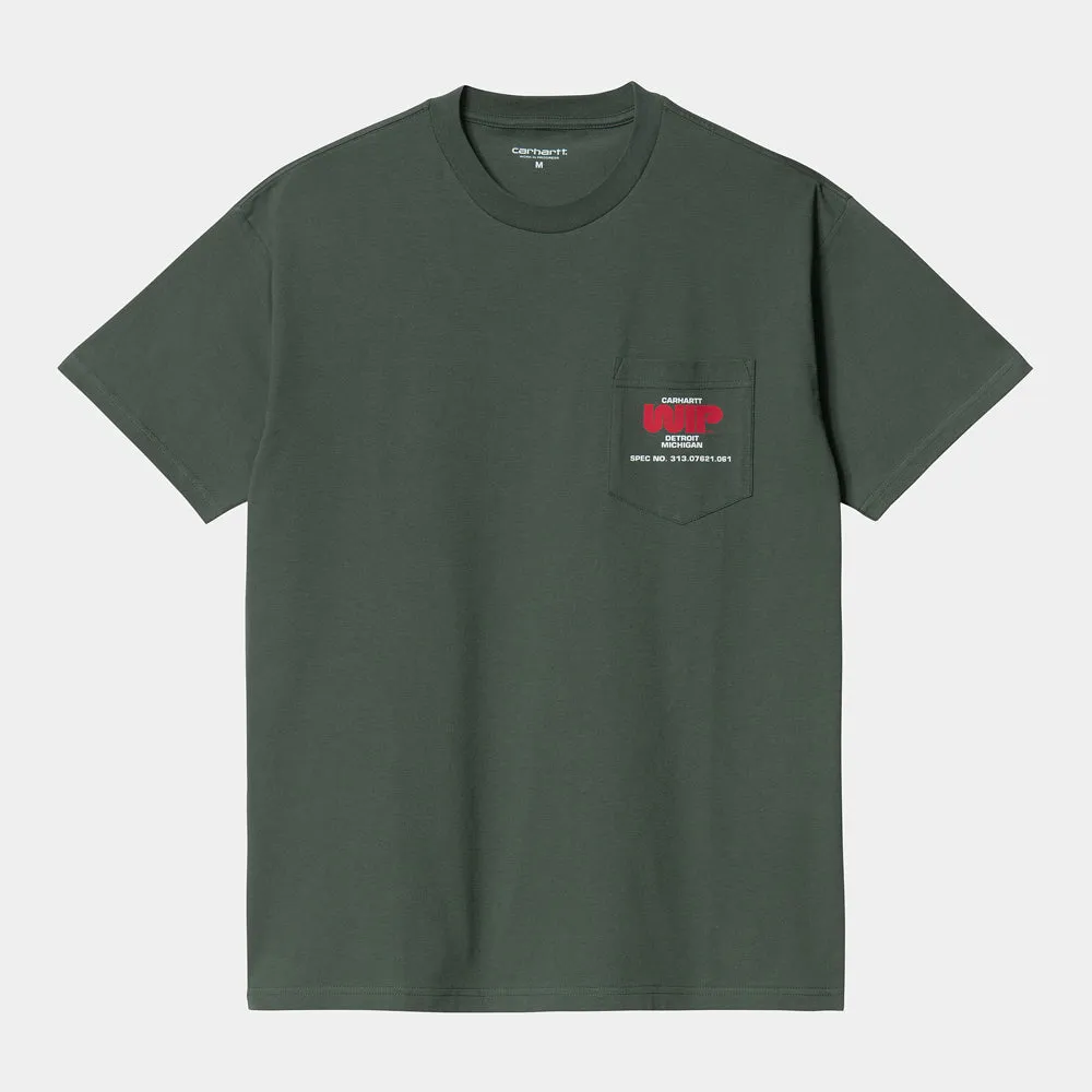 Carhartt WIP Worm Logo Pocket Short Sleeved T-Shirt