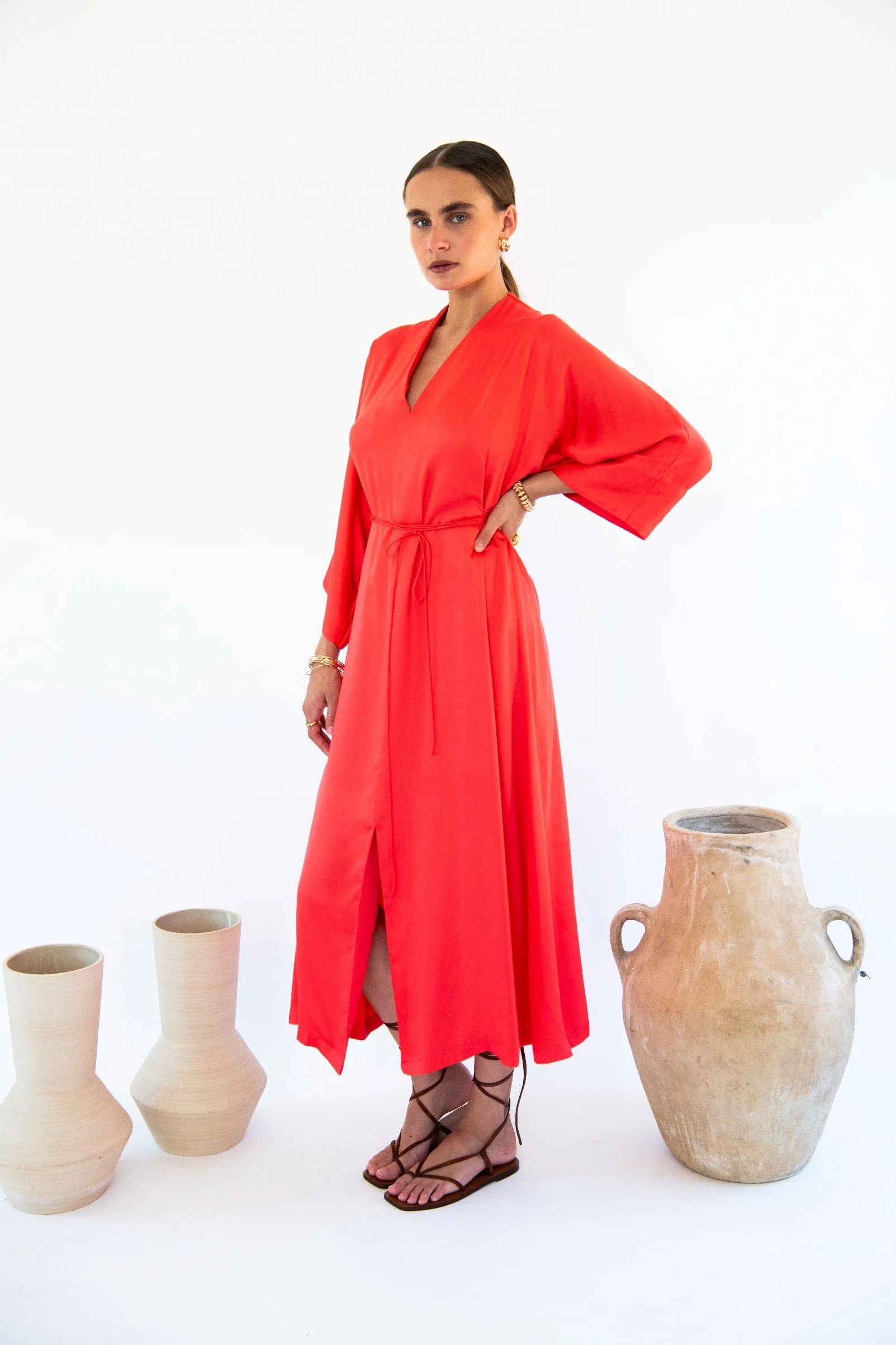 Carmen Satin TENCEL™ Modal Dress | Multiple Colours