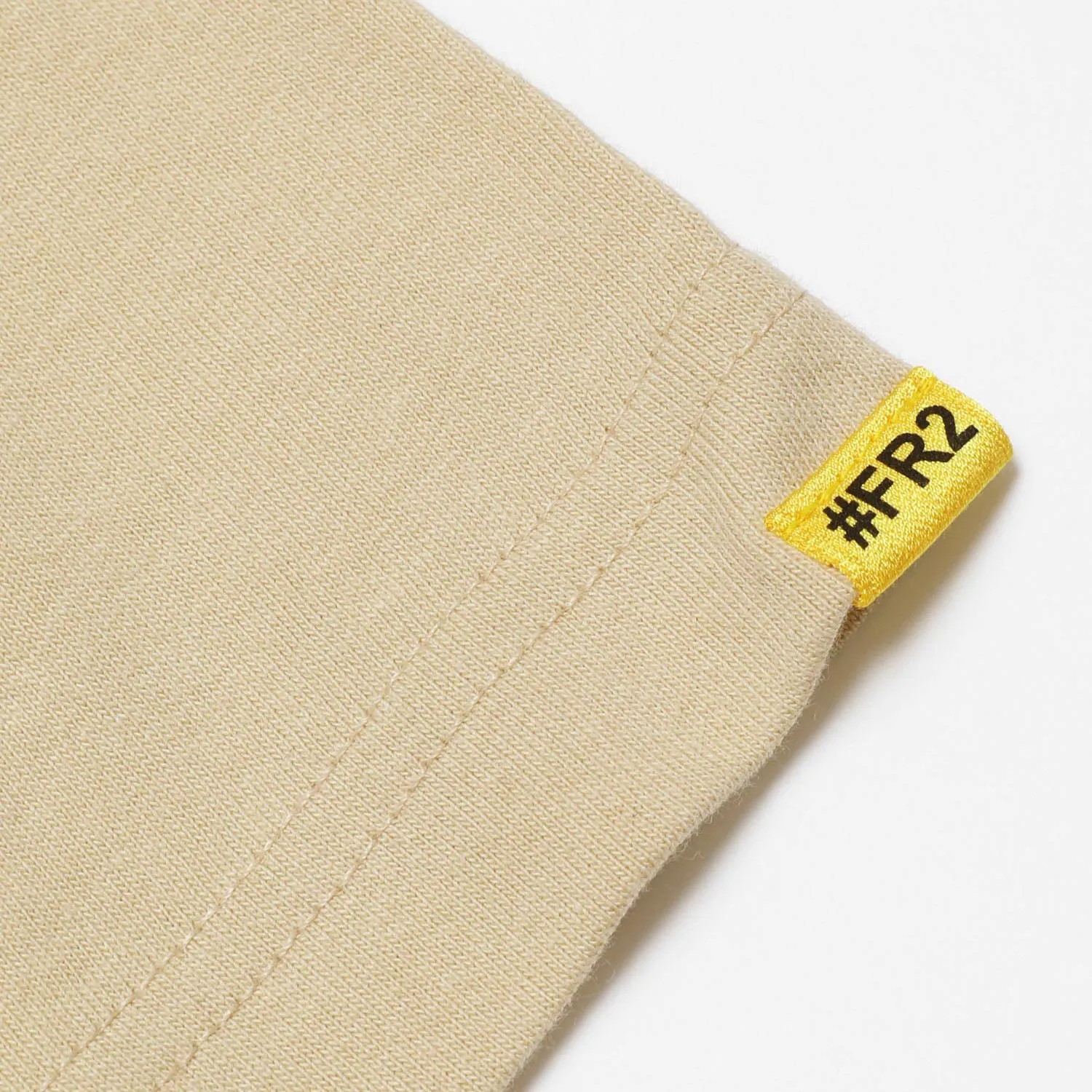Caution Embroidery Tee FRC2318 Beige