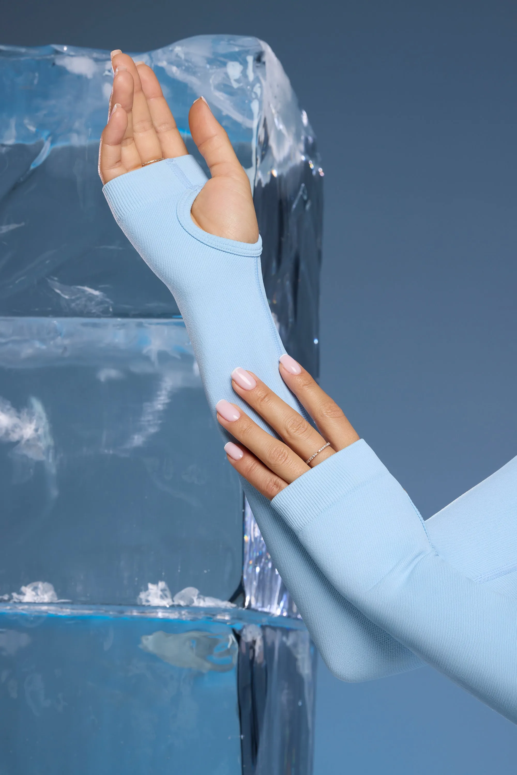 Chalet - Super Sculpt Base Layer Jumpsuit in Baby Blue