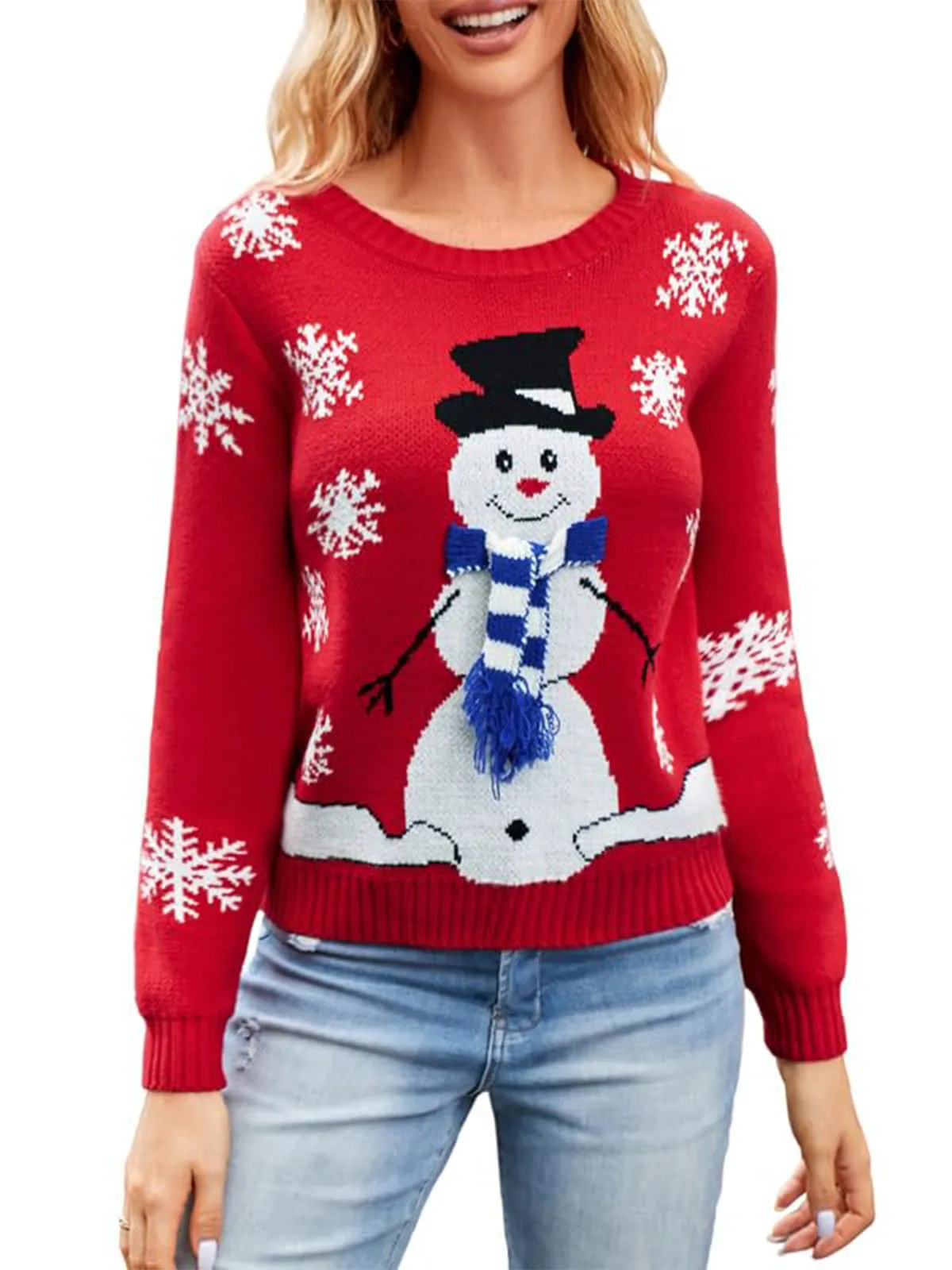 Christmas Snowflake Knit