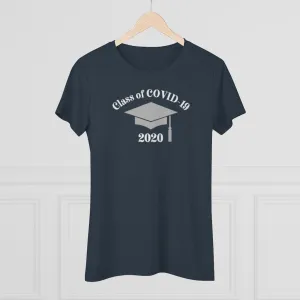 Class of COVID-19 Dark Ladies Shirt