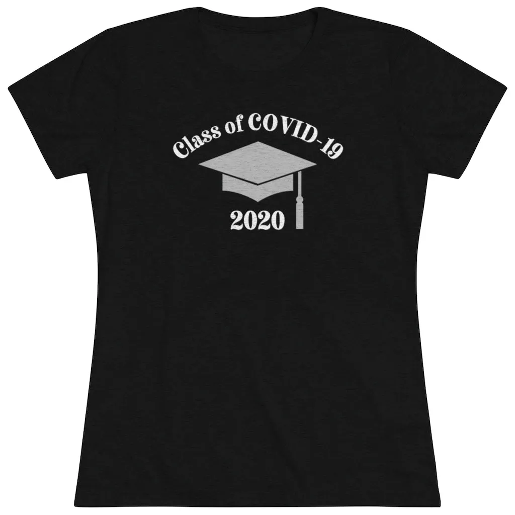 Class of COVID-19 Dark Ladies Shirt