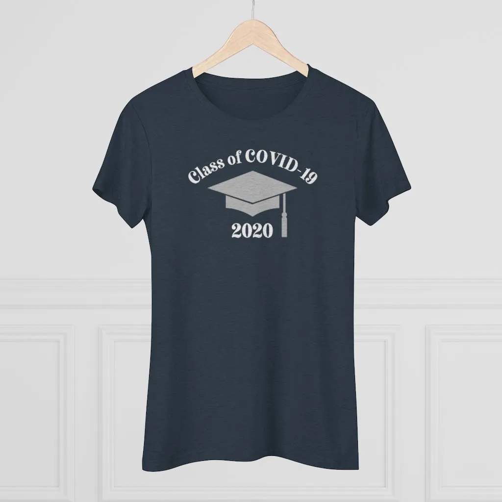 Class of COVID-19 Dark Ladies Shirt