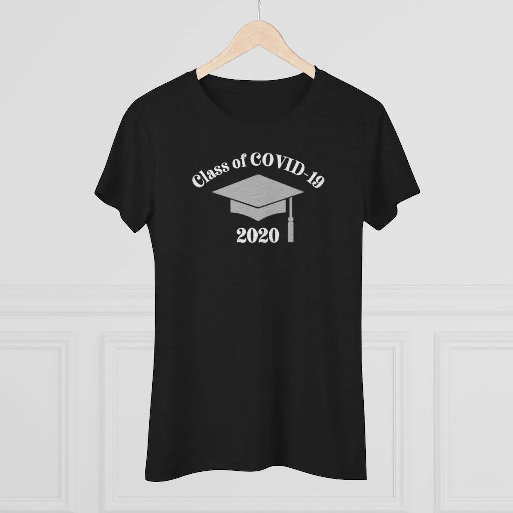 Class of COVID-19 Dark Ladies Shirt