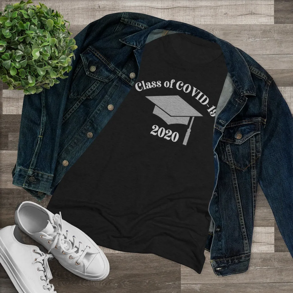 Class of COVID-19 Dark Ladies Shirt