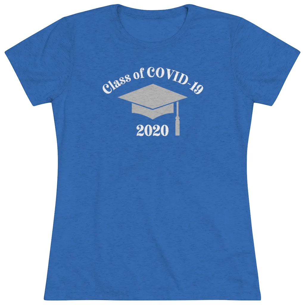 Class of COVID-19 Dark Ladies Shirt