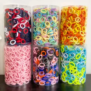Colorful Nylon Elastic Hair Ties for Girls