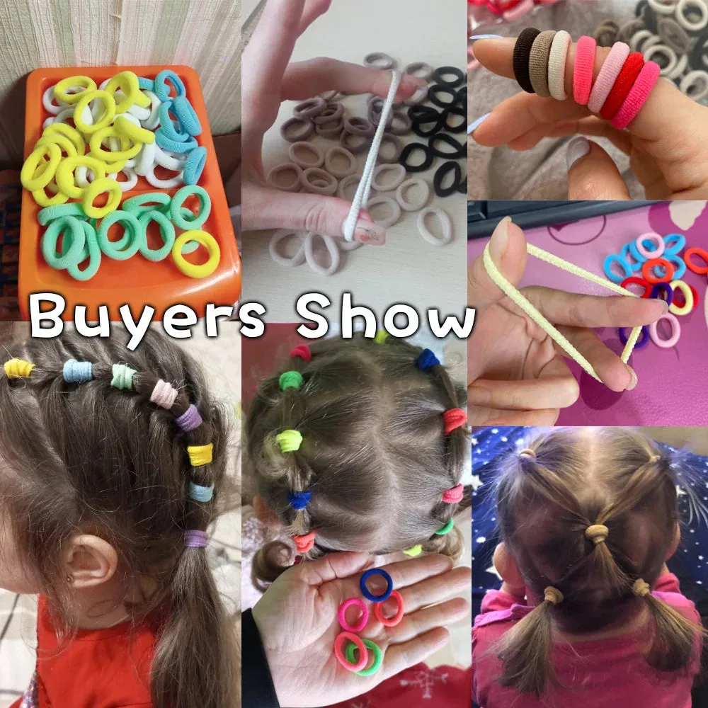 Colorful Nylon Elastic Hair Ties for Girls