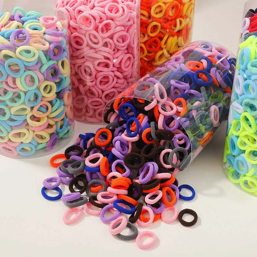 Colorful Nylon Elastic Hair Ties for Girls