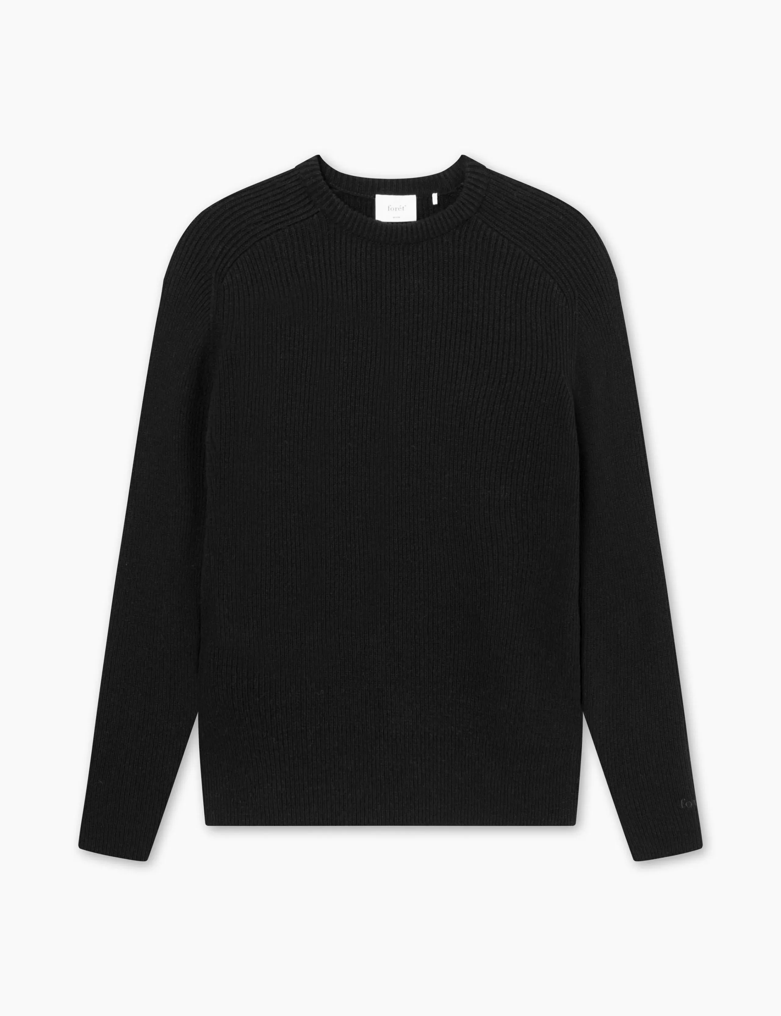 Cone Rib Knit | Black