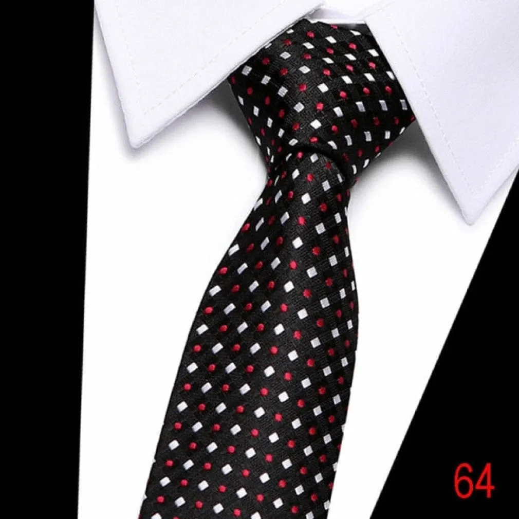 ContiNent 33 100% Silk tie 7.5 cm floral necktie high fashion plaid ties for men slim cotton cravat neckties