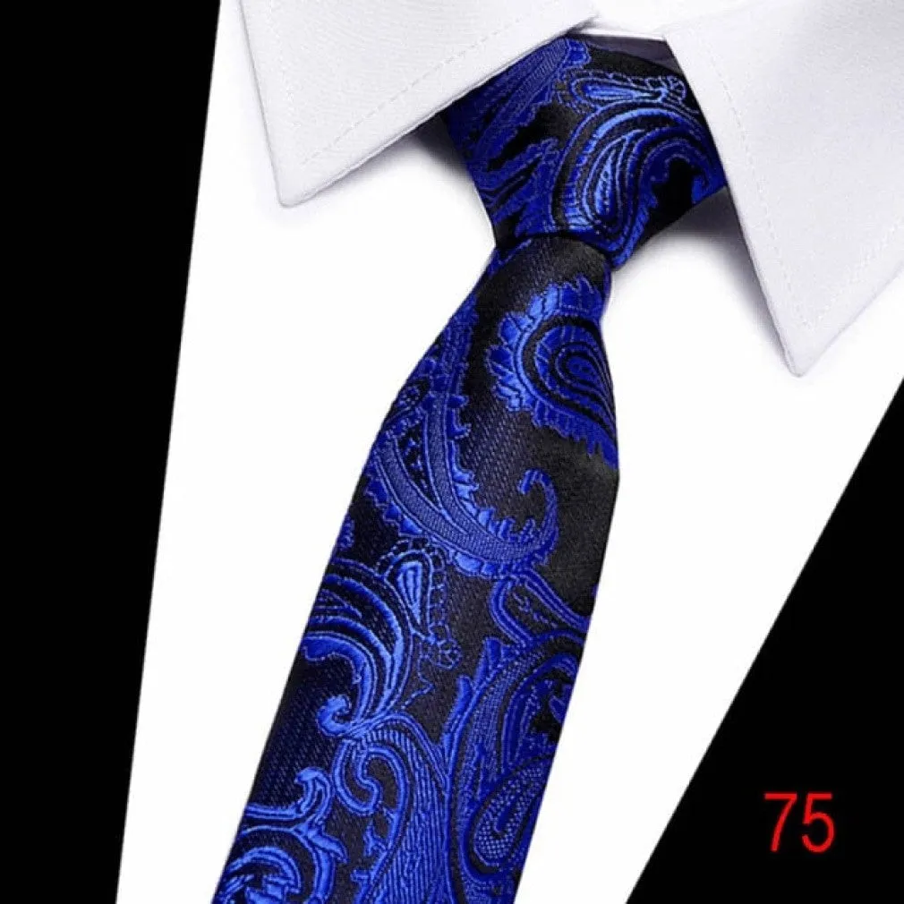 ContiNent 33 100% Silk tie 7.5 cm floral necktie high fashion plaid ties for men slim cotton cravat neckties