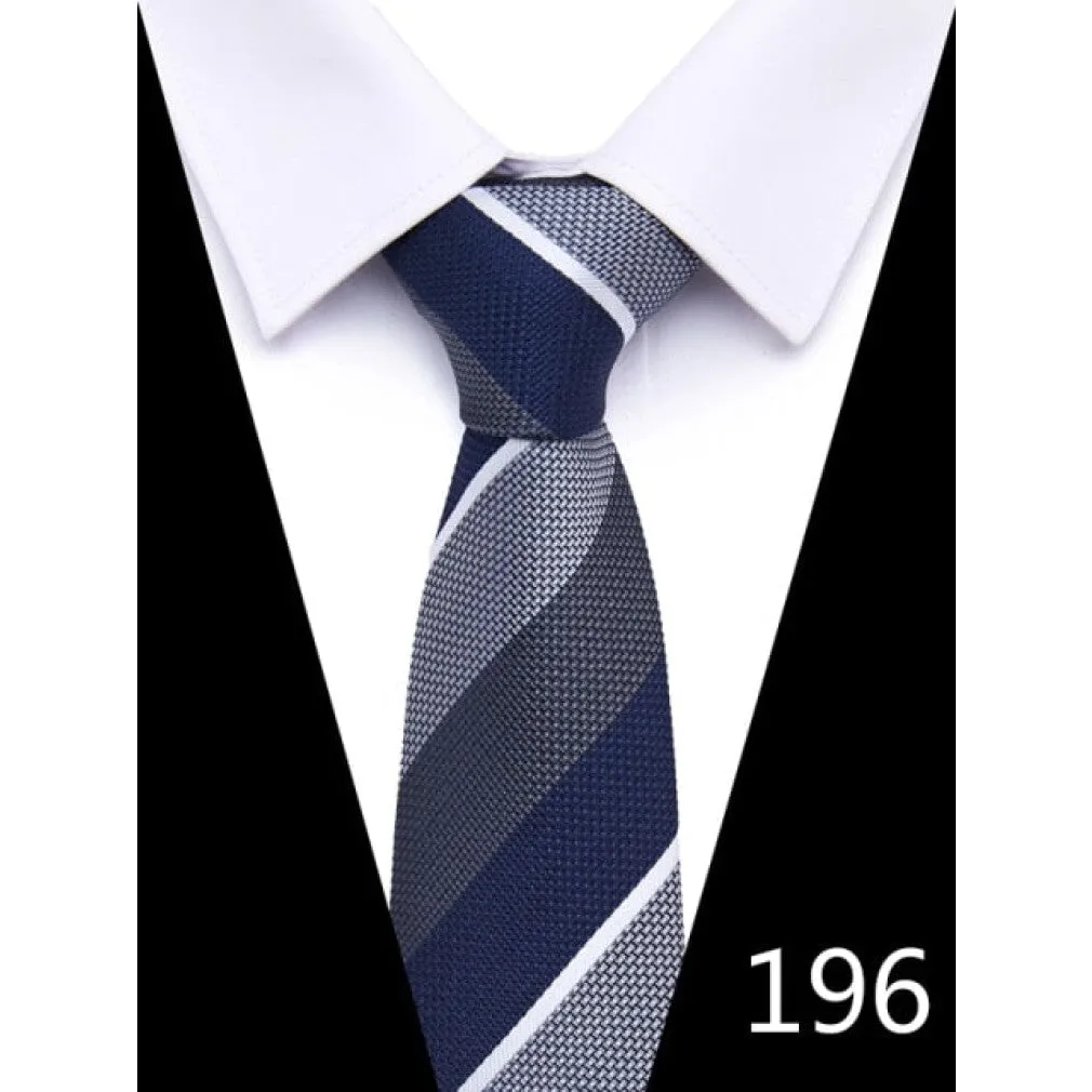 ContiNent 33 100% Silk tie 7.5 cm floral necktie high fashion plaid ties for men slim cotton cravat neckties