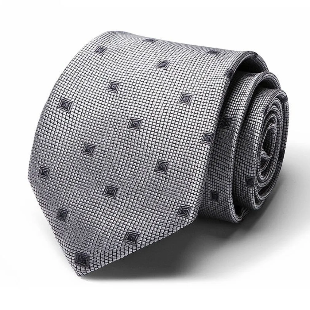 ContiNent 33 100% Silk tie 7.5 cm floral necktie high fashion plaid ties for men slim cotton cravat neckties