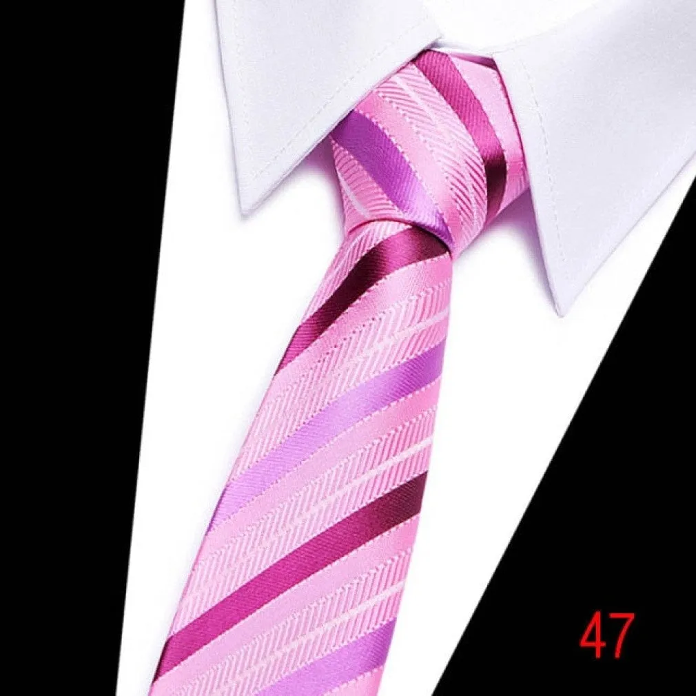 ContiNent 33 100% Silk tie 7.5 cm floral necktie high fashion plaid ties for men slim cotton cravat neckties