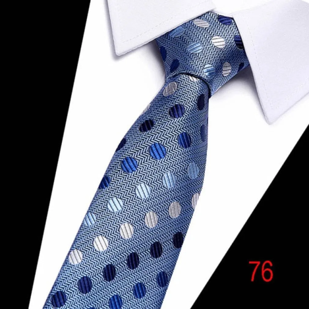 ContiNent 33 100% Silk tie 7.5 cm floral necktie high fashion plaid ties for men slim cotton cravat neckties
