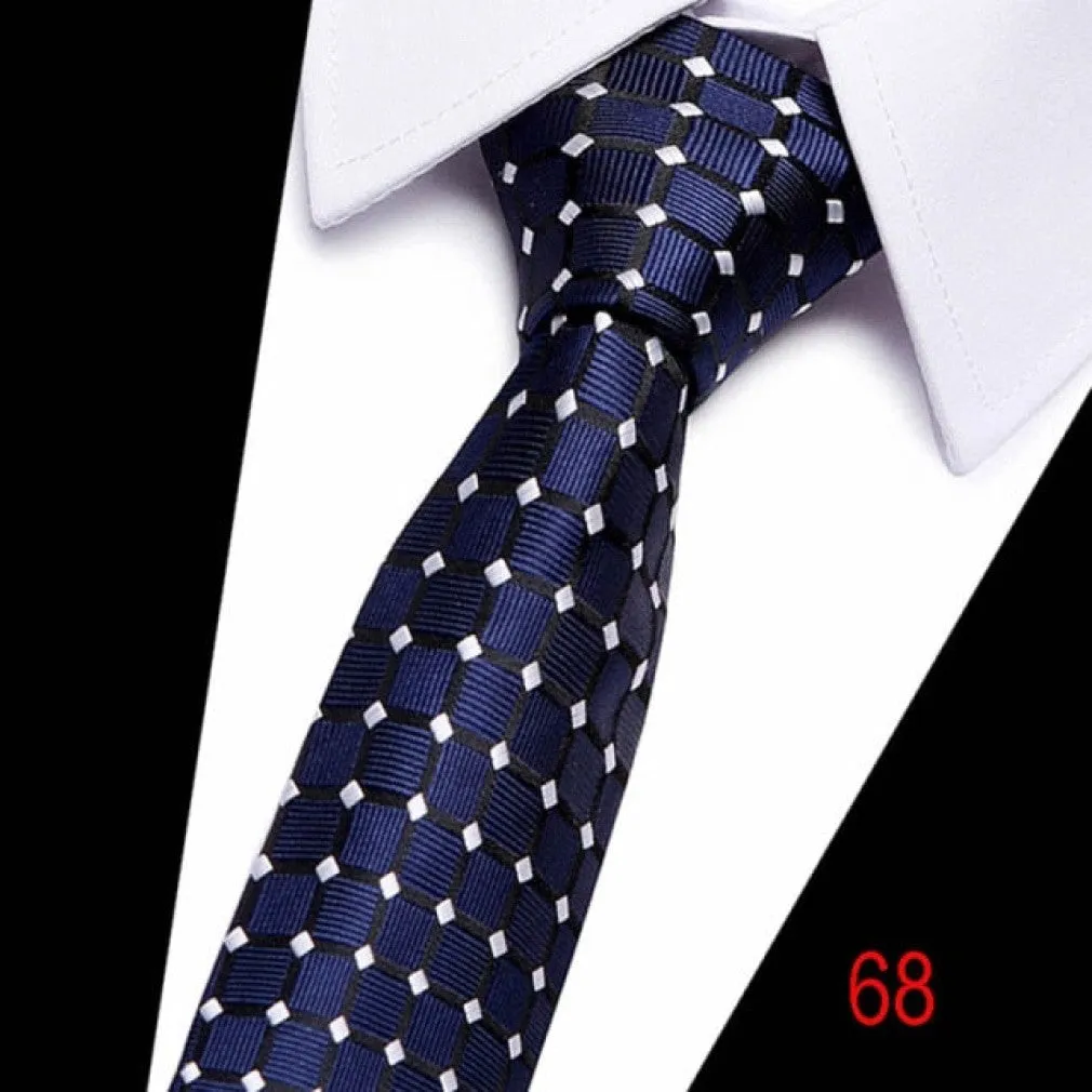 ContiNent 33 100% Silk tie 7.5 cm floral necktie high fashion plaid ties for men slim cotton cravat neckties