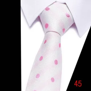 ContiNent 33 100% Silk tie 7.5 cm floral necktie high fashion plaid ties for men slim cotton cravat neckties