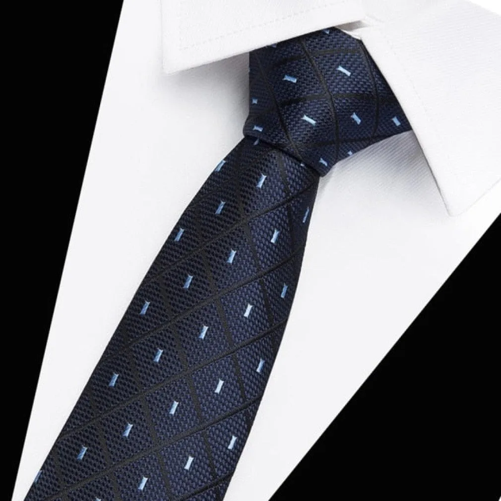 ContiNent 33 100% Silk tie 7.5 cm floral necktie high fashion plaid ties for men slim cotton cravat neckties