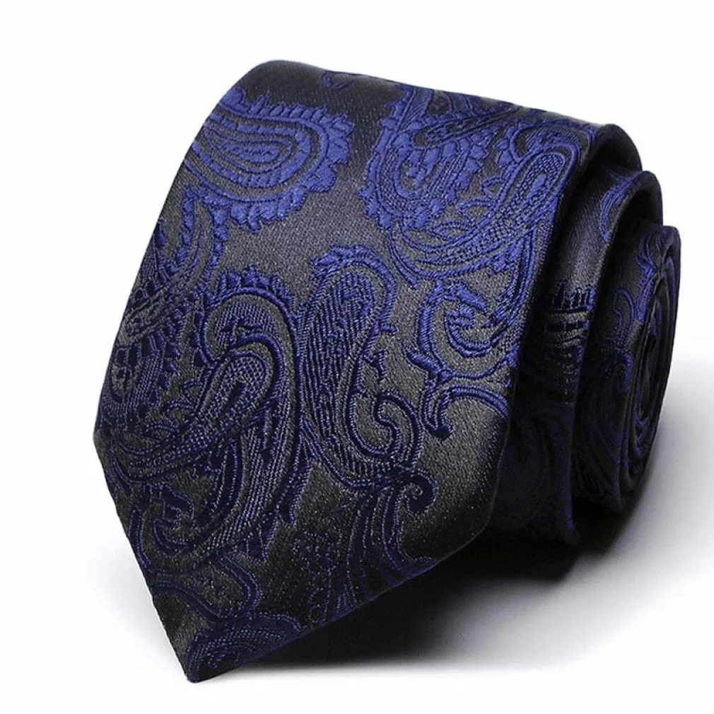 ContiNent 33 100% Silk tie 7.5 cm floral necktie high fashion plaid ties for men slim cotton cravat neckties