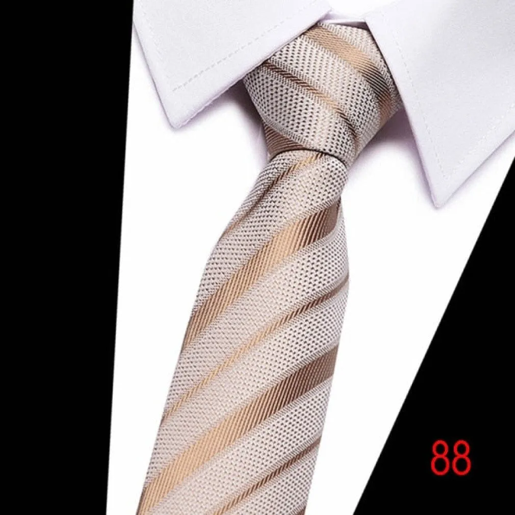 ContiNent 33 100% Silk tie 7.5 cm floral necktie high fashion plaid ties for men slim cotton cravat neckties