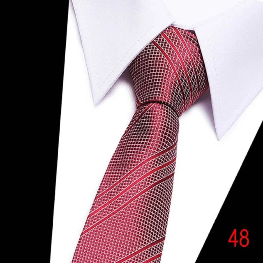 ContiNent 33 100% Silk tie 7.5 cm floral necktie high fashion plaid ties for men slim cotton cravat neckties