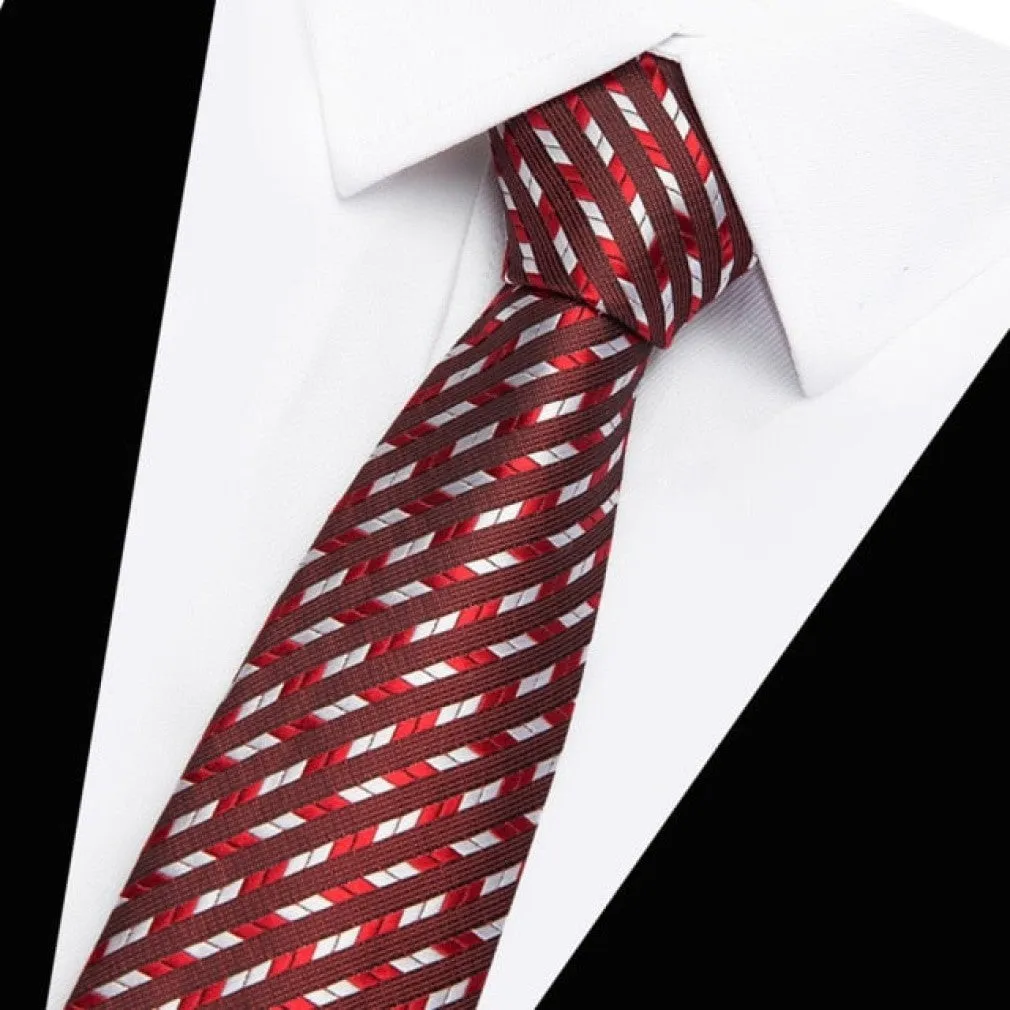 ContiNent 33 100% Silk tie 7.5 cm floral necktie high fashion plaid ties for men slim cotton cravat neckties