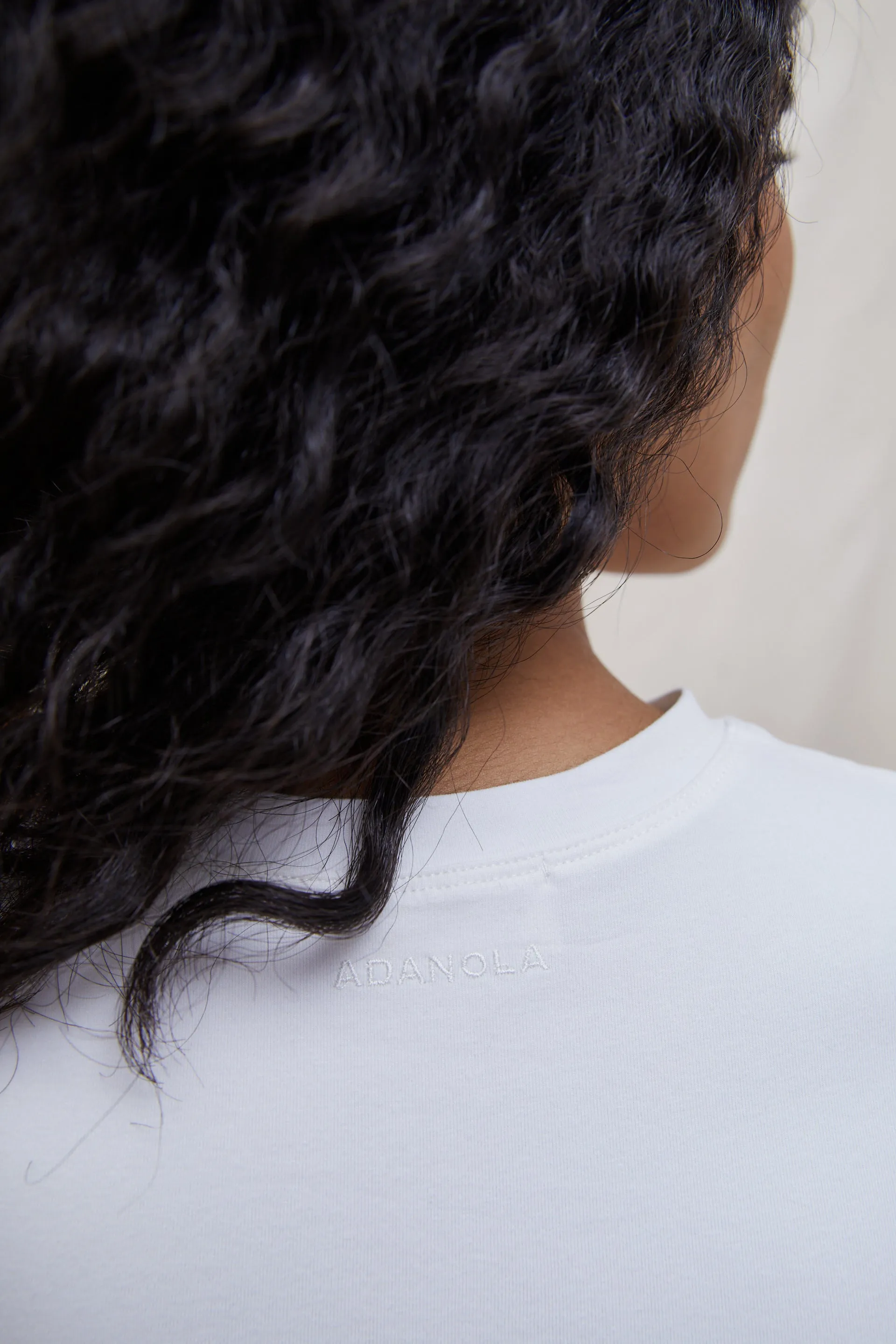 Cotton Long Sleeve Top - White