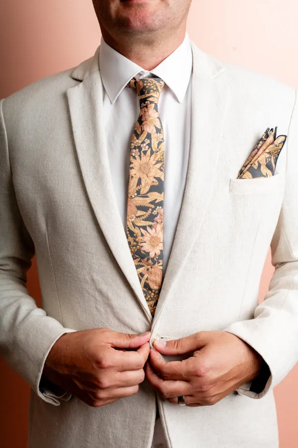 Cotton Tie - Byron Banksia