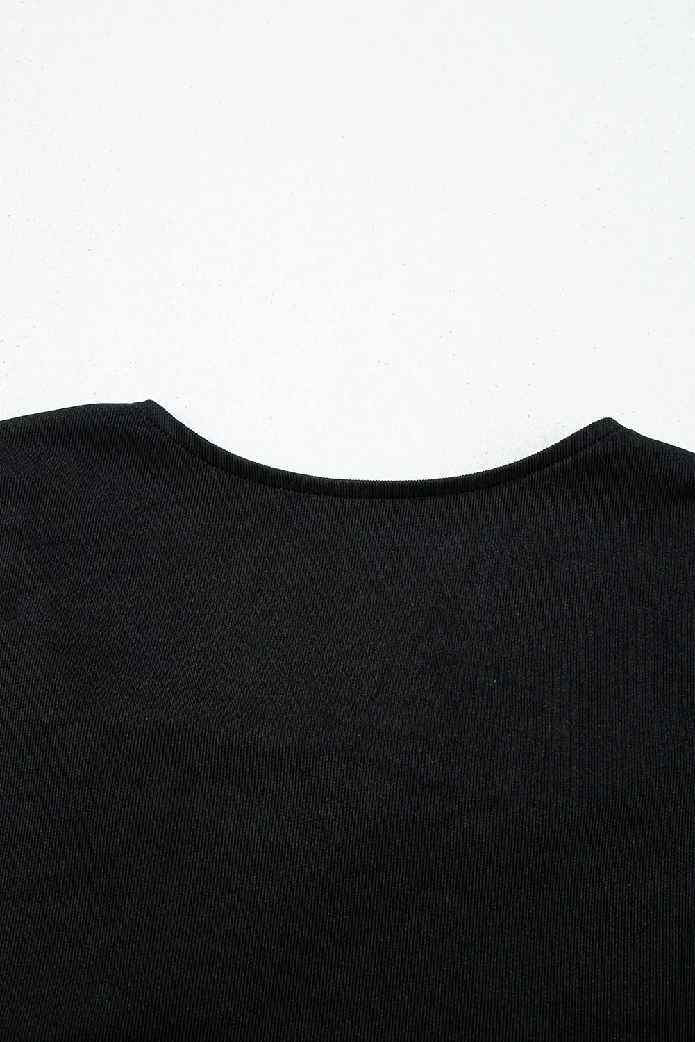 Cowl Neck Bat Sleeve T Shirt