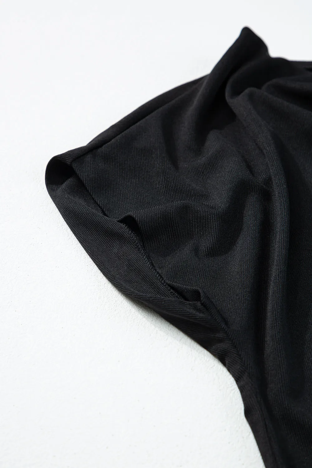 Cowl Neck Bat Sleeve T Shirt