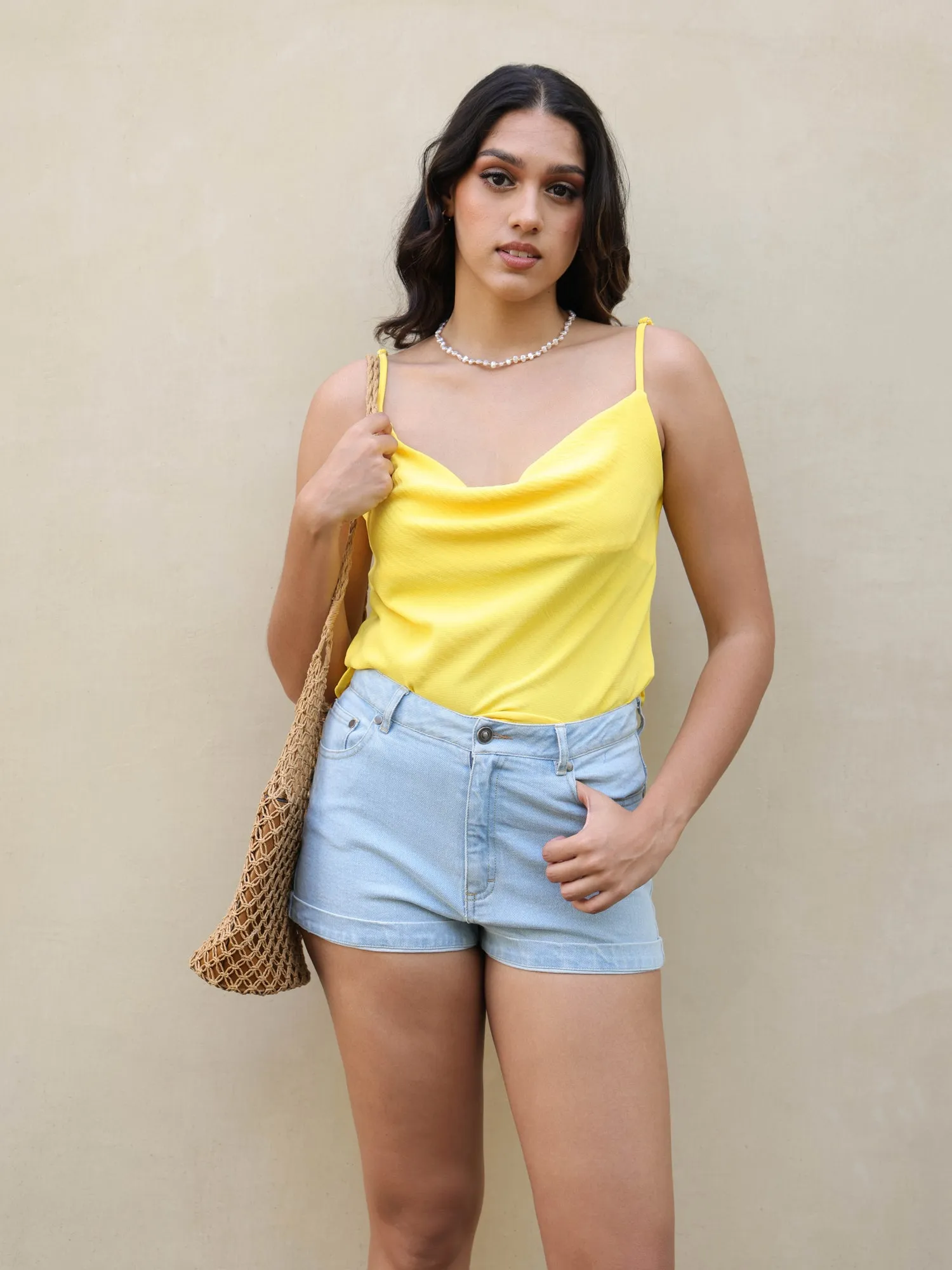 Cowl Neck Cami Top