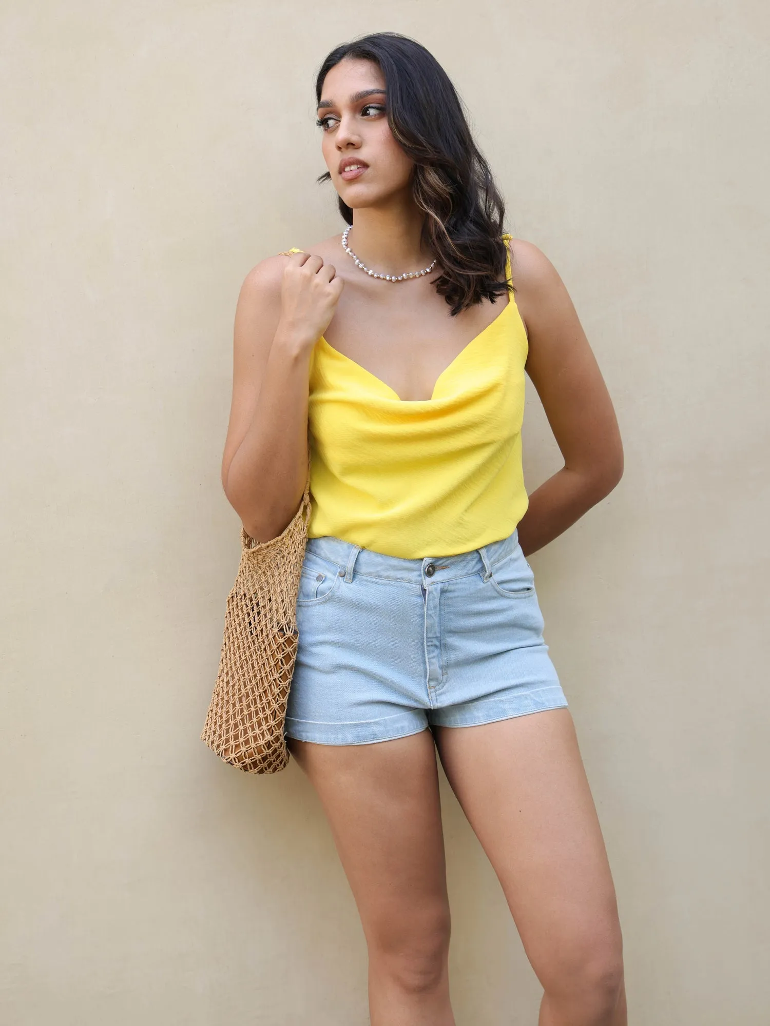 Cowl Neck Cami Top