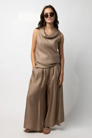Cowl Neck Sleeveless Top