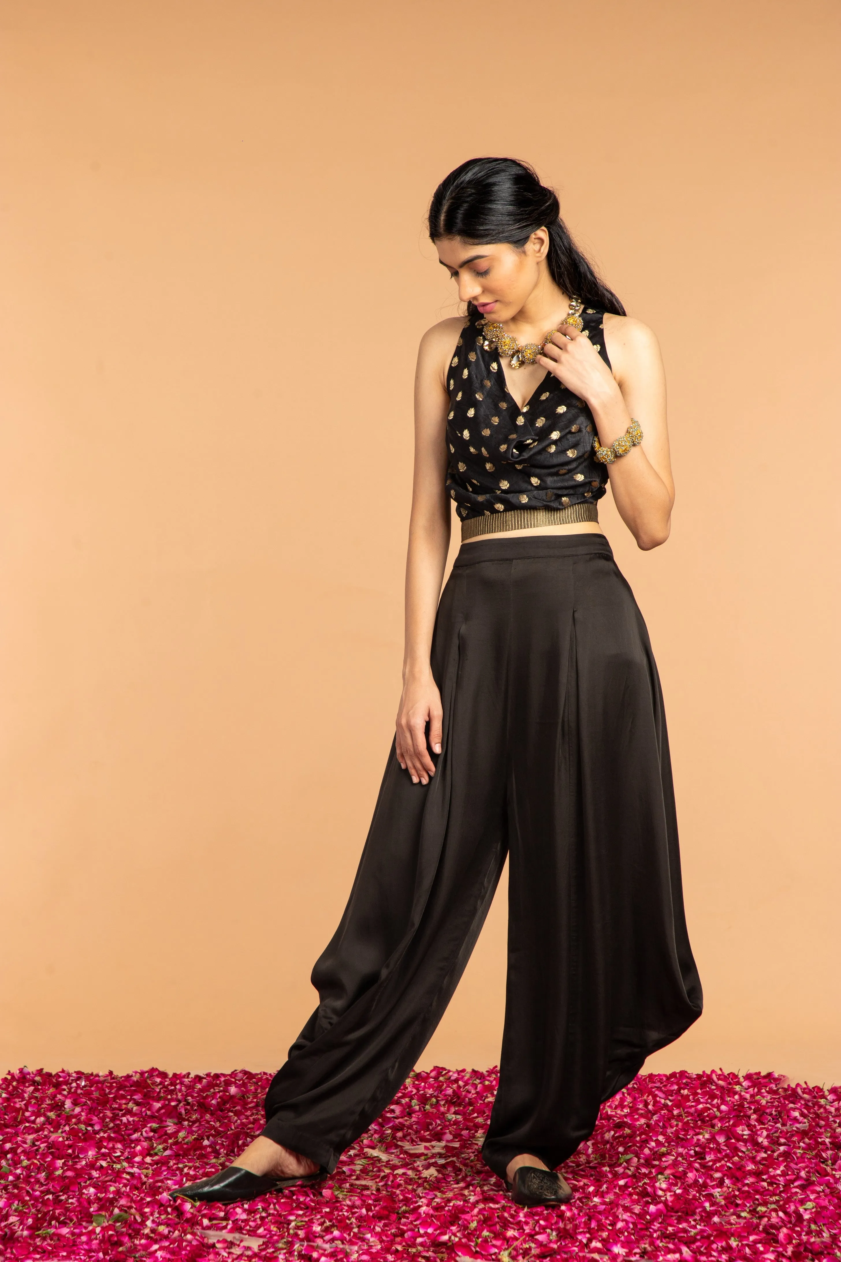 COWL NECK TOP