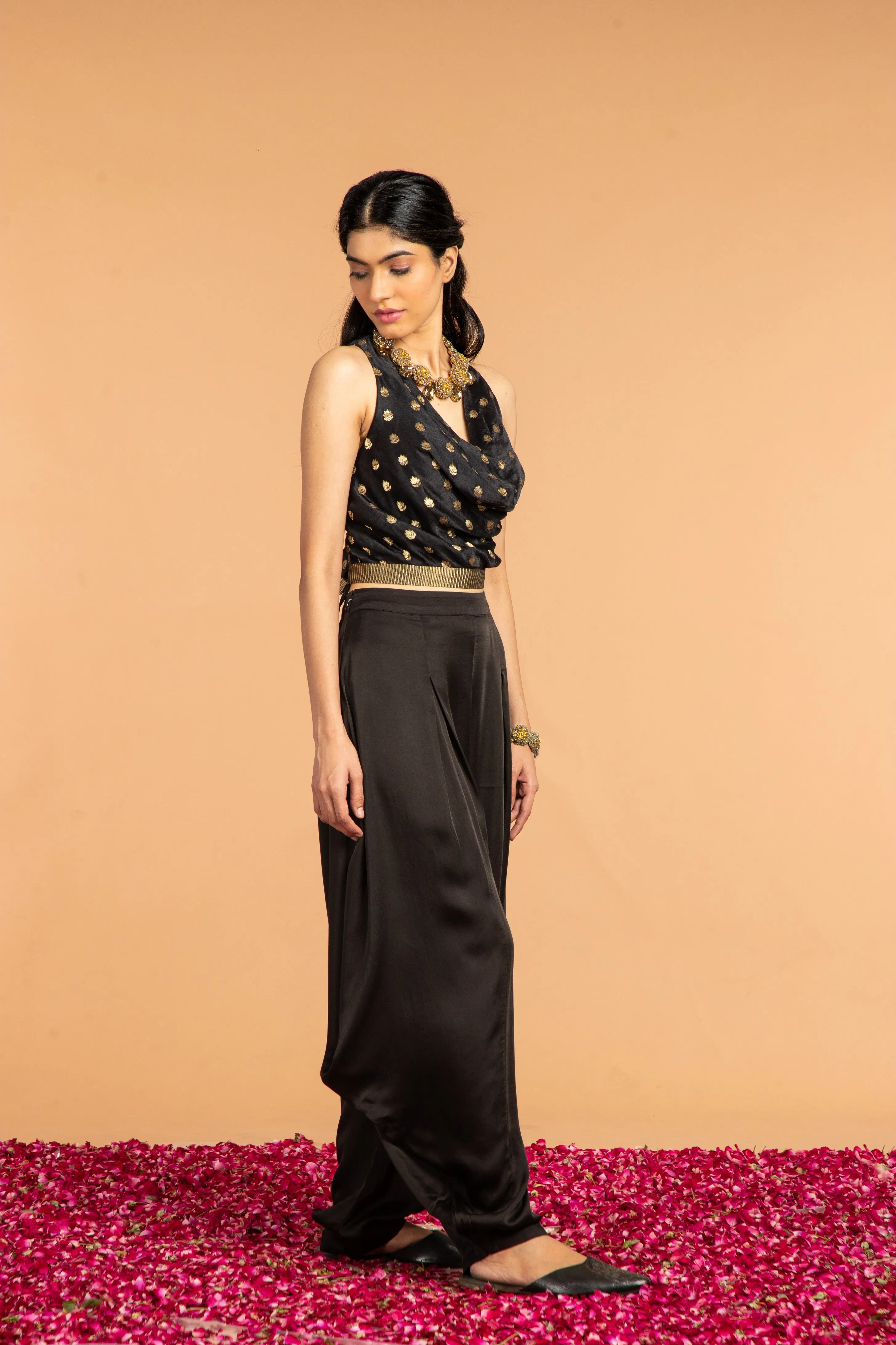 COWL NECK TOP