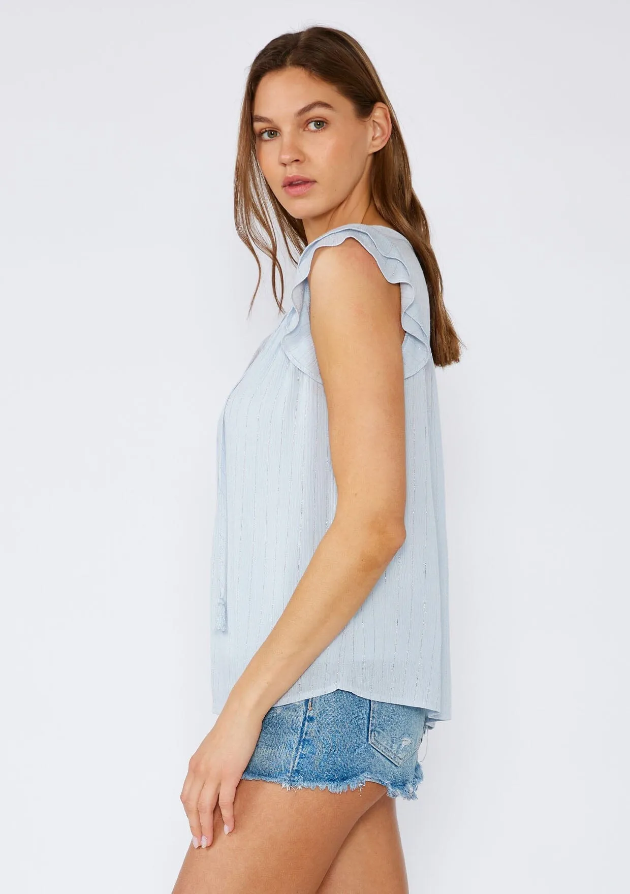Cressida Flutter Sleeve Top