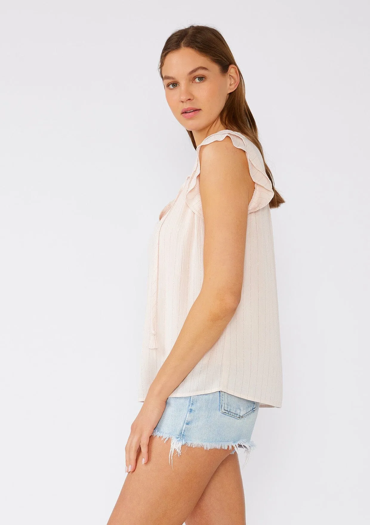 Cressida Flutter Sleeve Top