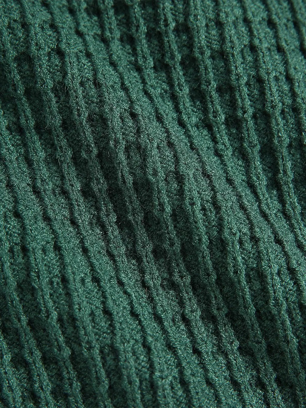 Crew Neck Sleeveless Knit Sweater
