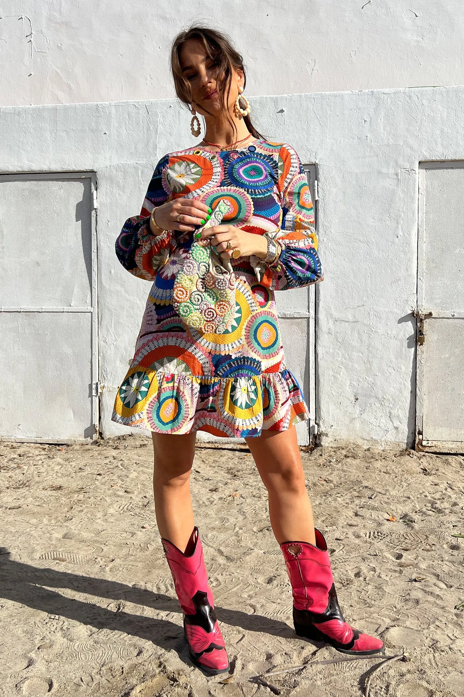 Crochet Malibu Mini Dress