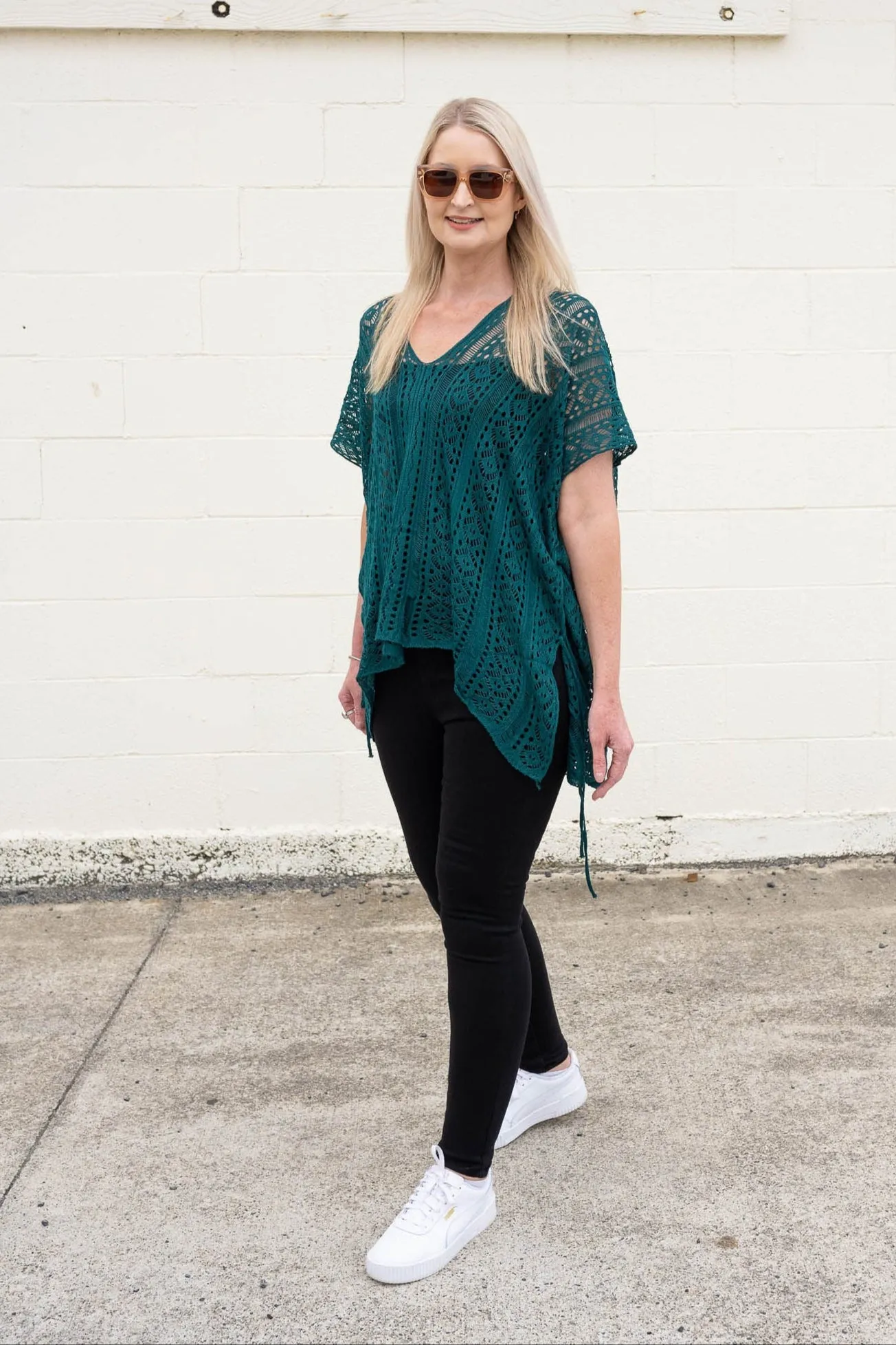 Crochet Overtop - Emerald