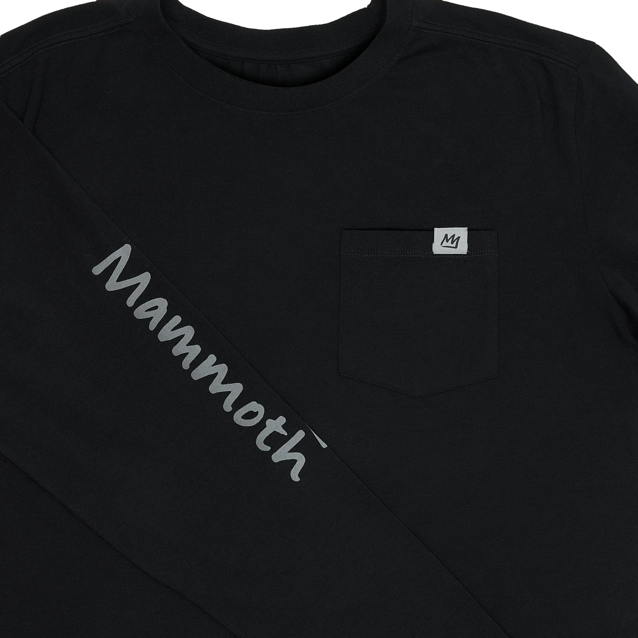 CROWN LS POCKET TEE