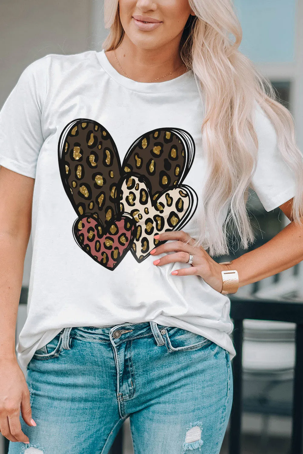 Cute Graphic Print T Shirt