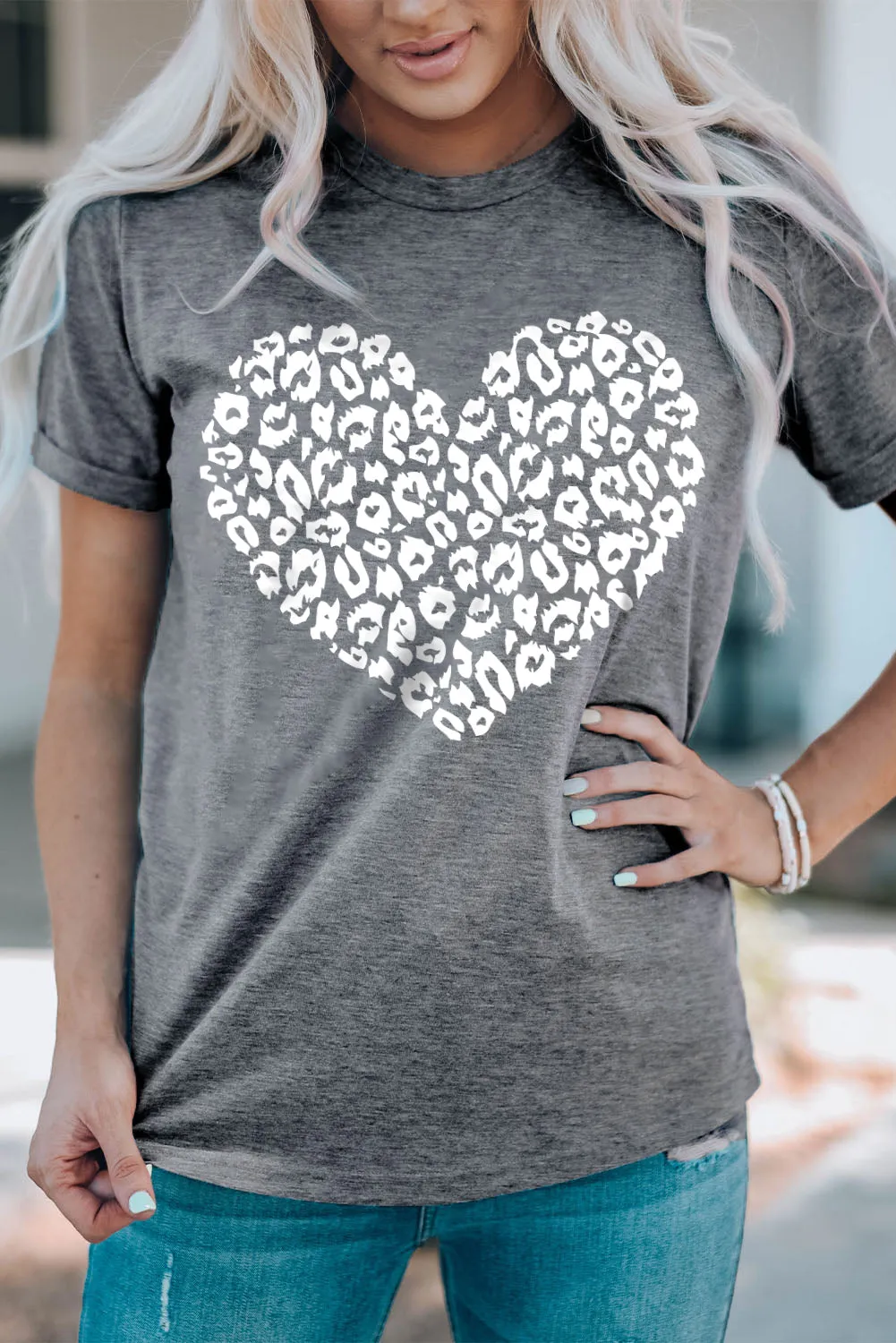 Cute Graphic Print T Shirt