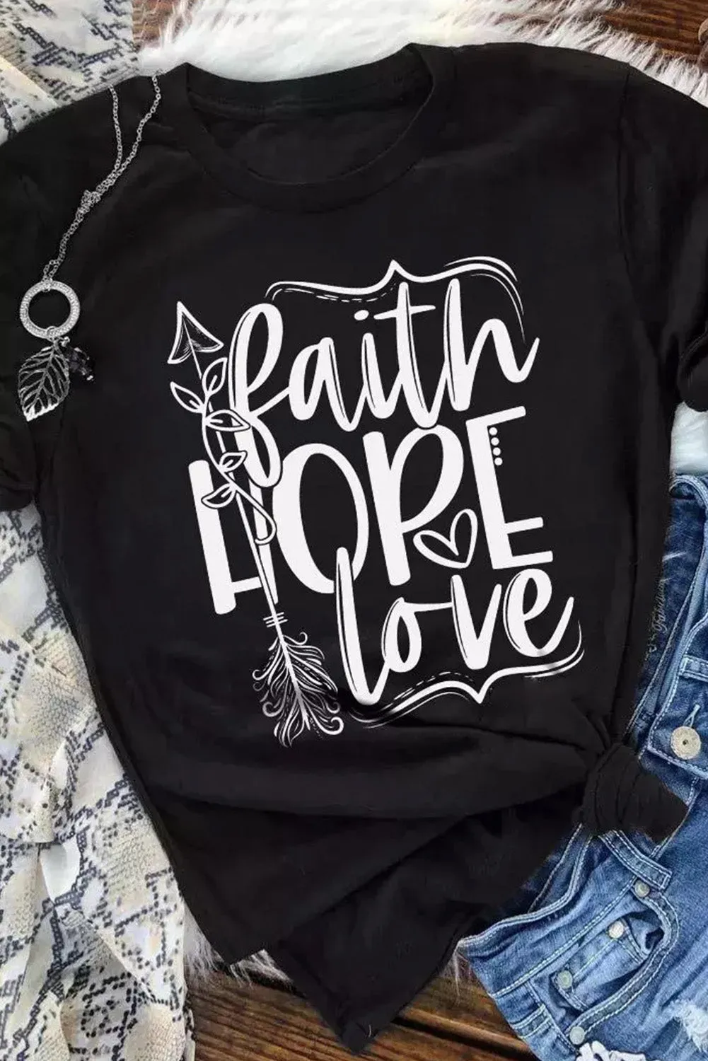 Cute Graphic Print T Shirt