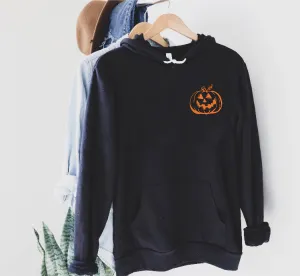 Cute Jac-o'-lantern Hoodie | Halloween Hoodie | Soft Unisex Fleece Hoodie