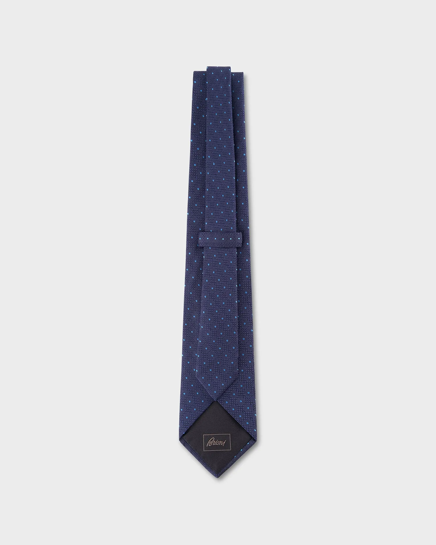 Dark Blue With Light Blue Spot Pattern Tie