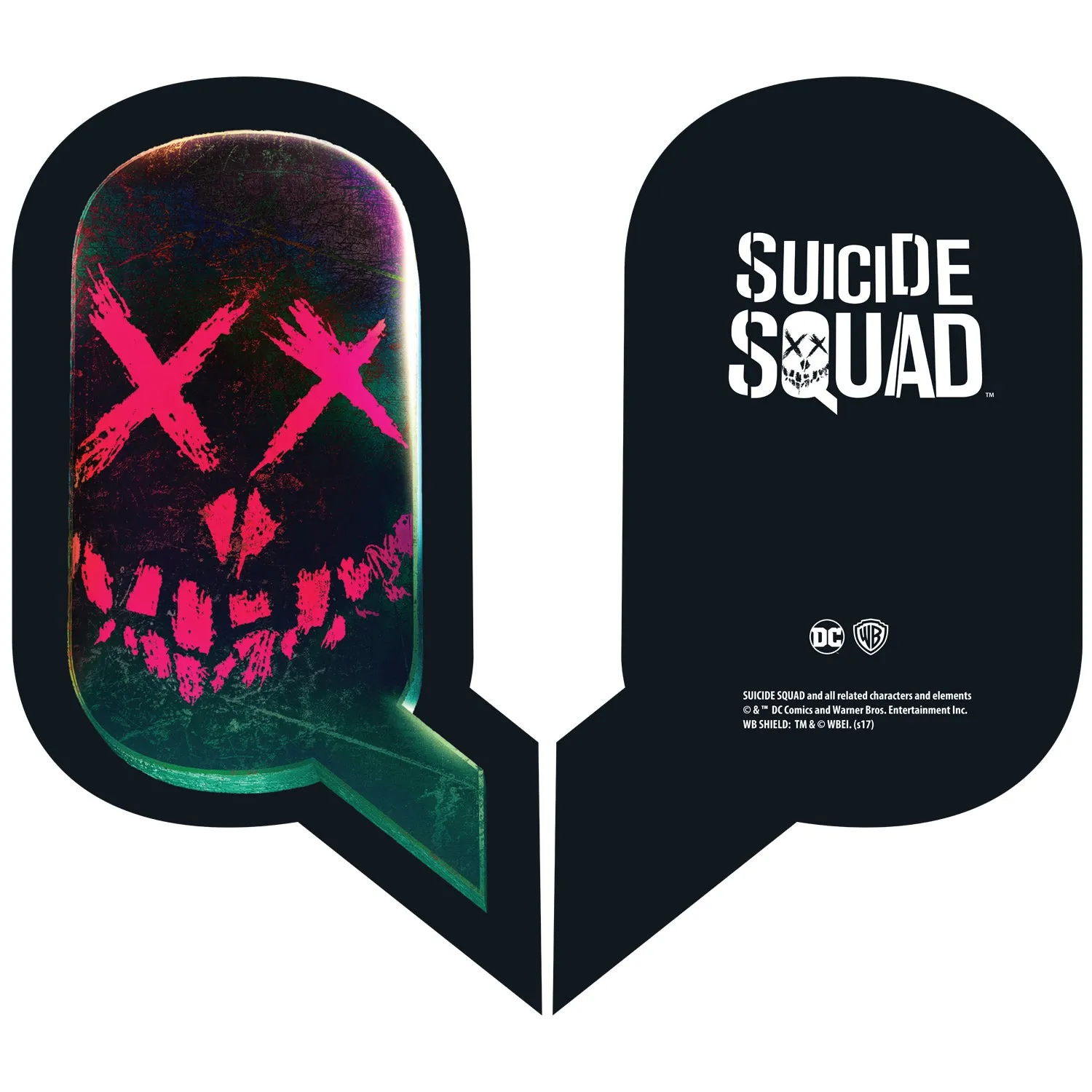 DC Suicide Squad Shattered Official Women's T-shirt (Black)